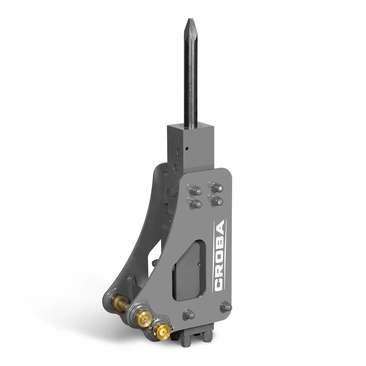 MechMaxx 150549 Hydraulic Breakers Hydraulic Breaker Hammer for Mini Compact Excavator 360 J Impact Energy 700-1200 BPM New