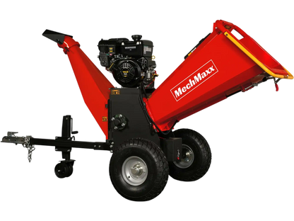 MechMaxx P4206 Wood Chipper 6" Electric Start B&S Vanguard 408cc 14HP Gasoline Engine Powered Drum New