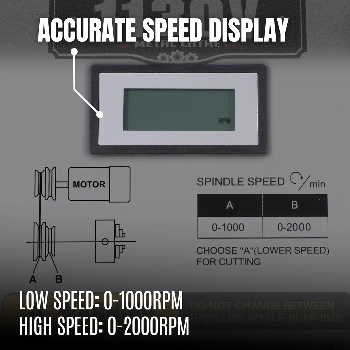 MechMaxx 1130VD Metal Lathe 11" x 30" Benchtop DRO Variable Speed 2HP Brushless Motor High Precision New
