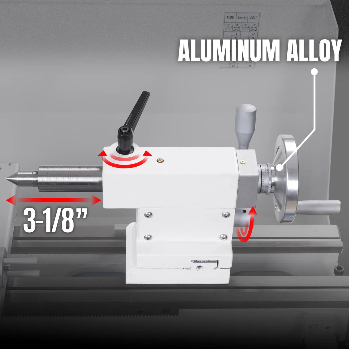 MechMaxx 1130VD Metal Lathe 11" x 30" Benchtop DRO Variable Speed 2HP Brushless Motor High Precision New