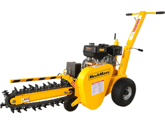 MechMaxx TCR1500 Mini Trencher 15HP 420cc Electric Start Powered 24" Ditching Trencher New