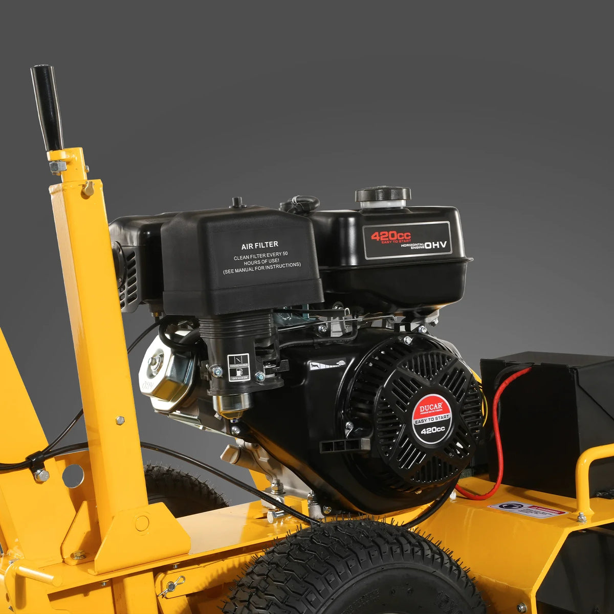 MechMaxx TCR1500 Mini Trencher 15HP 420cc Electric Start Powered 24" Ditching Trencher New