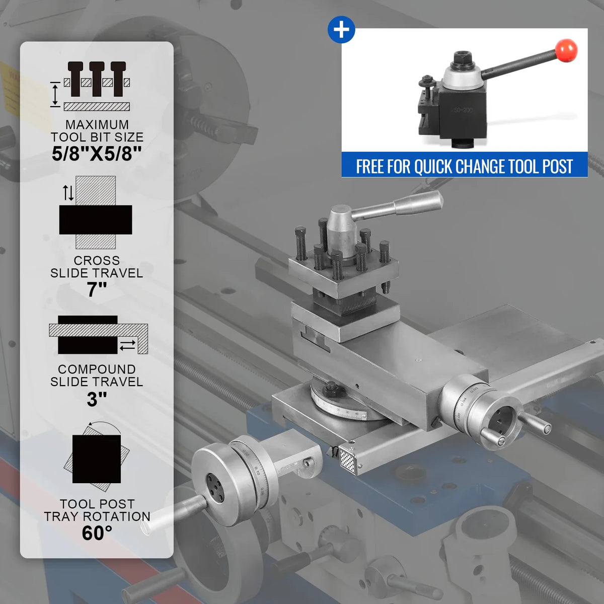 MechMaxx 1440GV+dro Metal Lathe 14 x 40" Industrial Variable Speed DRO Gunsmith Gearhead Precision Turning Drilling Belt Drive New