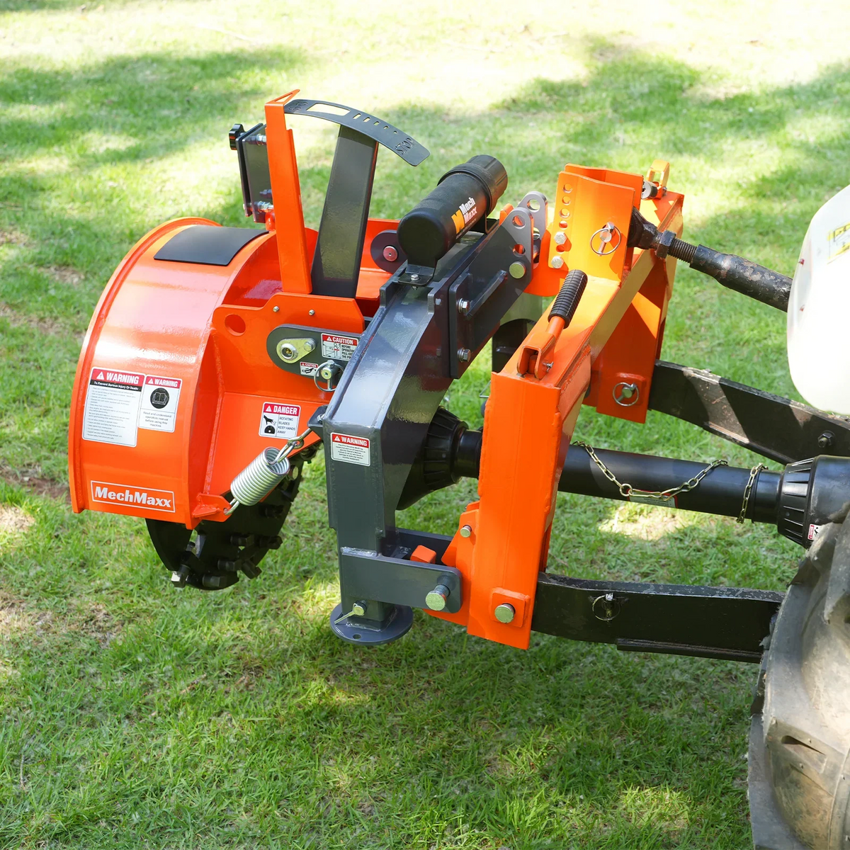 MechMaxx SG24PRO Stump Grinder 3-Point PTO 34 Carbide Teeth for 15-45HP Tractor New
