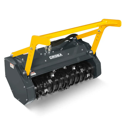 MechMaxx MCH37 Skid Steer Mulcher 37" Mini Drum Forestry Brush Mulcher Attachment 11 to 16 GPM New