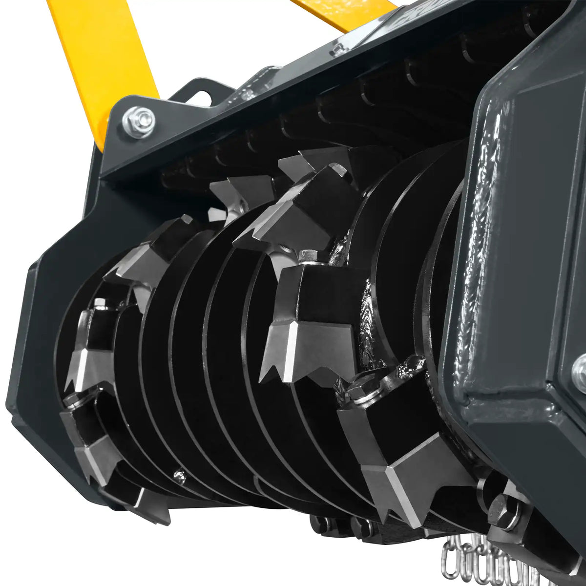 MechMaxx MCH37 Skid Steer Mulcher 37" Mini Drum Forestry Brush Mulcher Attachment 11 to 16 GPM New