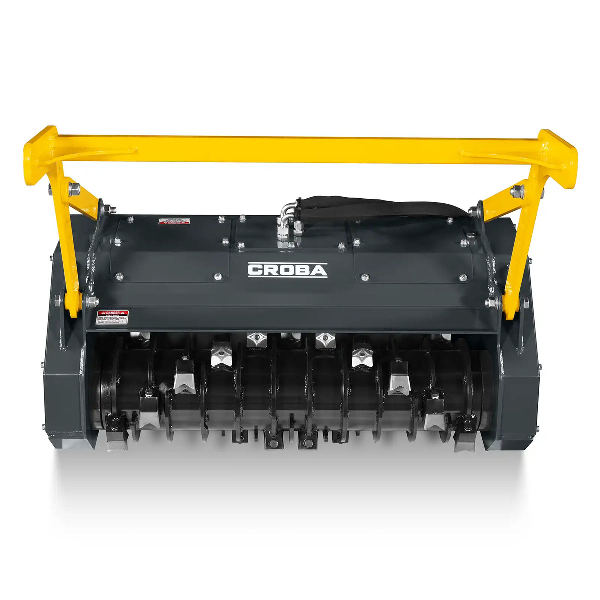 MechMaxx MCH37 Skid Steer Mulcher 37" Mini Drum Forestry Brush Mulcher Attachment 11 to 16 GPM New