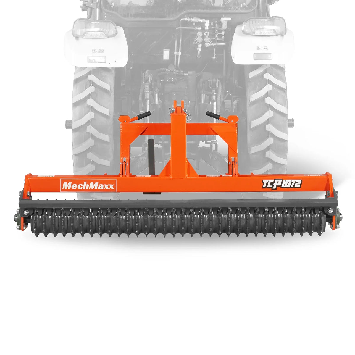 MechMaxx TCP1072 Cultipacker 72" 32 Ductile Iron Wheels Scraper Bar Category 1 and 2 3 Point Hitch Tractor Attachment New