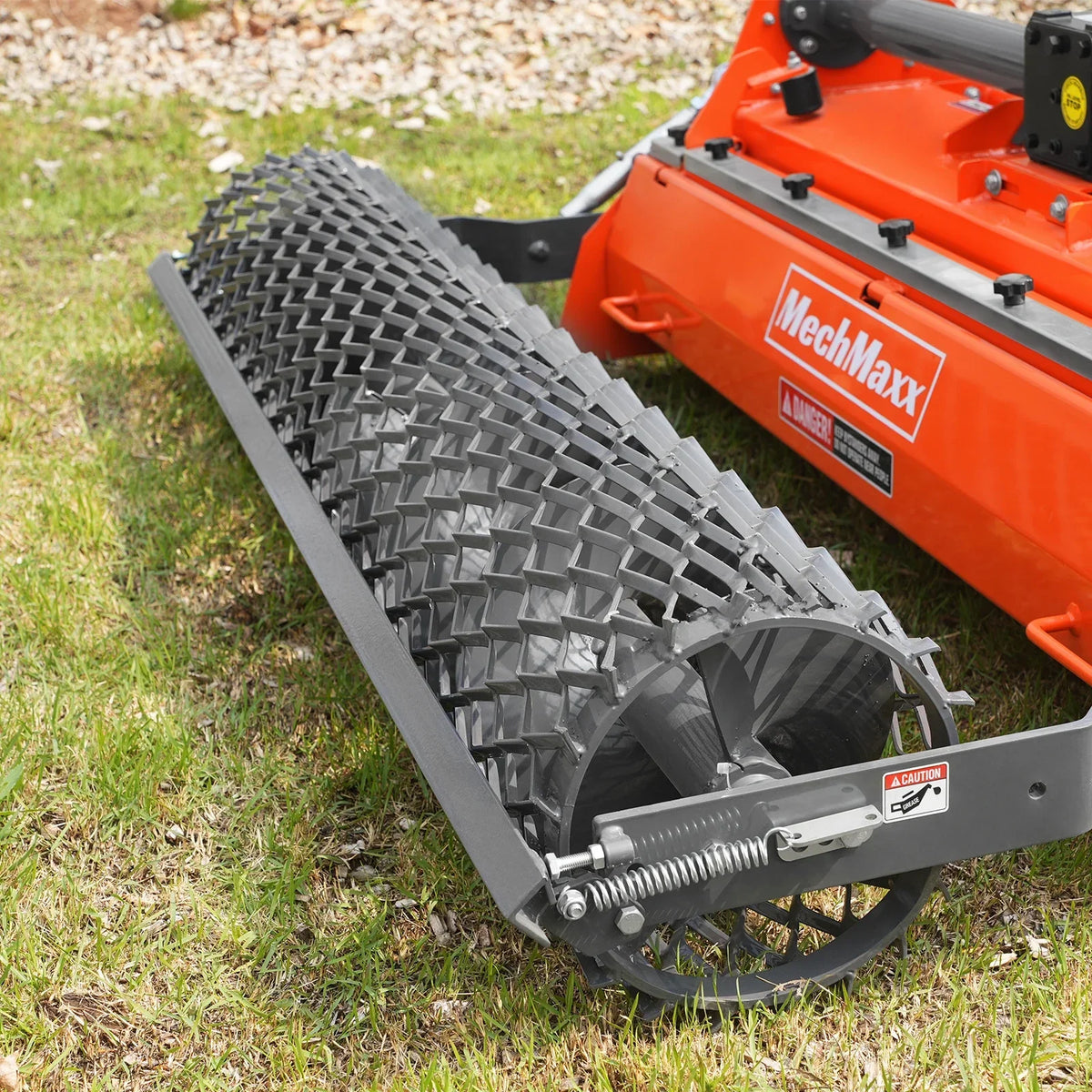 MechMaxx RSB65 Rotary Tiller 65" Stone Burier Reverse Rotary Tiller 3 Point Hitch Cat.1 Chain Drive PTO Shaft Included Slip Clutch 30-55 HP New