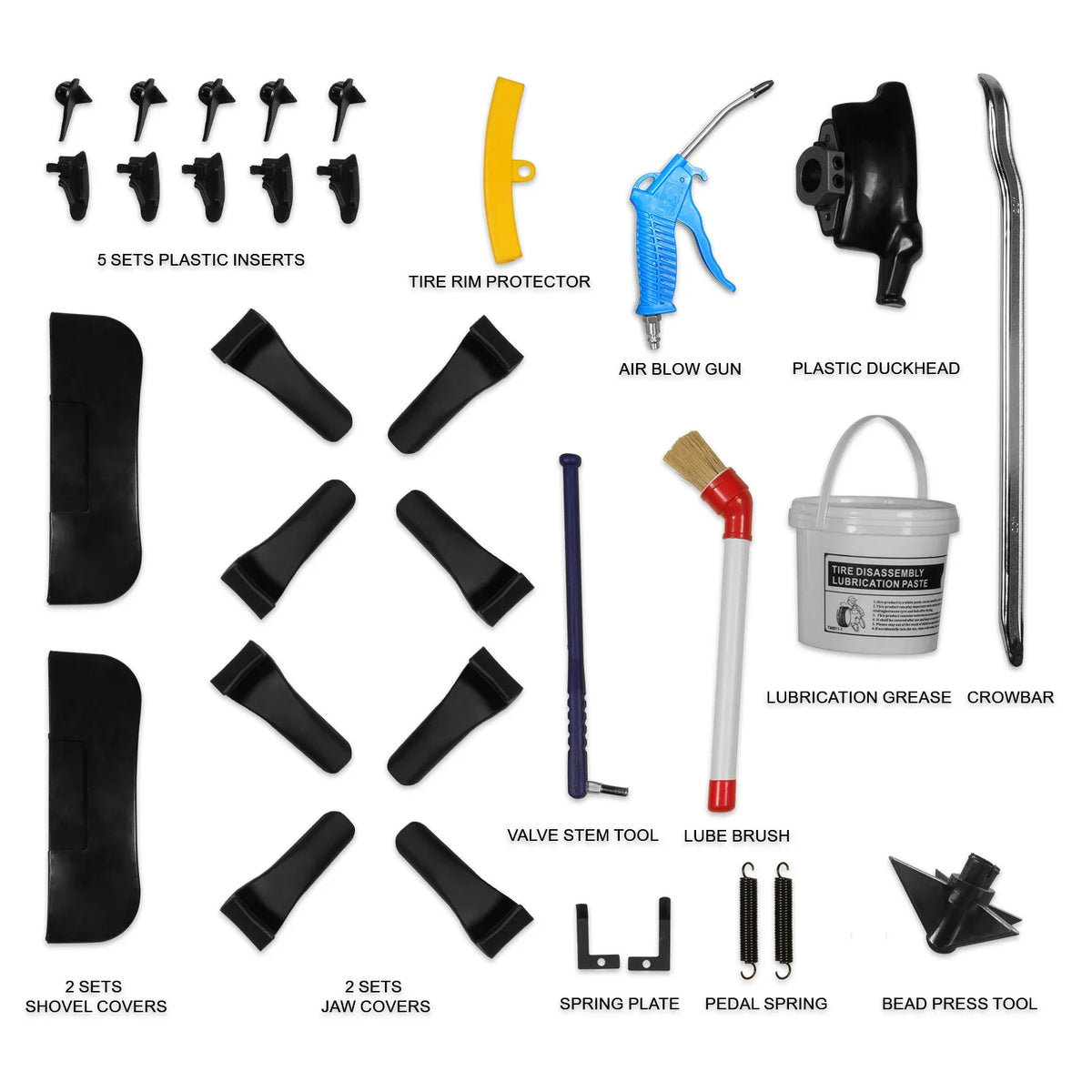 MechMaxx TC9682+WB857 Tire Changer High Performance Tilt Back Wheel Balancer Bundle New