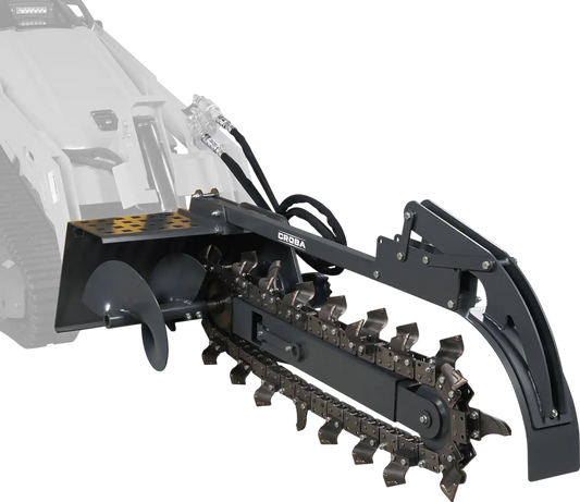 MechMaxx TR20 Trencher 20" Cutting Depth Mini Skid Steer New