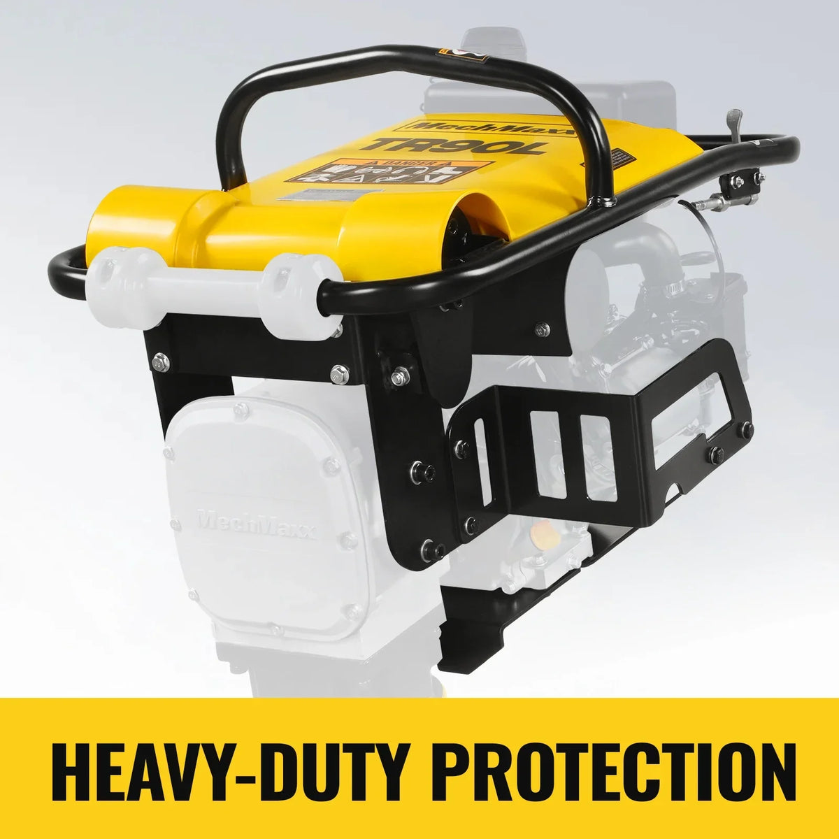 MechMaxx TR90L Tamping Rammer 6.5 HP 2700 lbs Impact Force Jumping Jack Tamper Compactor with Wheel Kit New