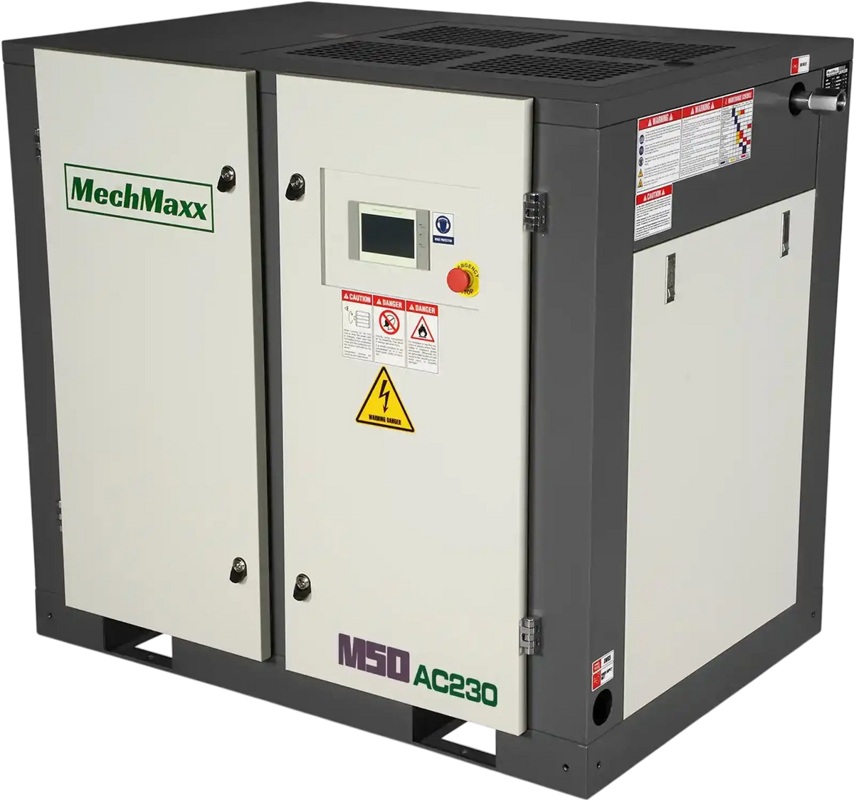 MechMaxx M50AC230 Air Compressor 50HP Rotary Screw 220 CFM 116 PSI 230V 3-Phase Industrial Grade New