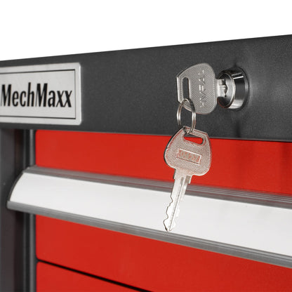 MechMaxx MD59A11 Tool Box Heavy Duty Modular 11 Drawer Cabinet Tool Storage Organizer Steel Construction 59" H x 28.5" W x 28.5" D New