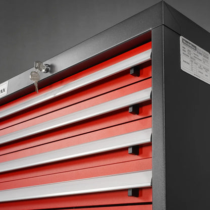 MechMaxx MD59B10 Tool Box Heavy Duty Modular Drawer Cabinet 59" H x 28.5" W x 22.5" D Steel Tool Storage Organizer New