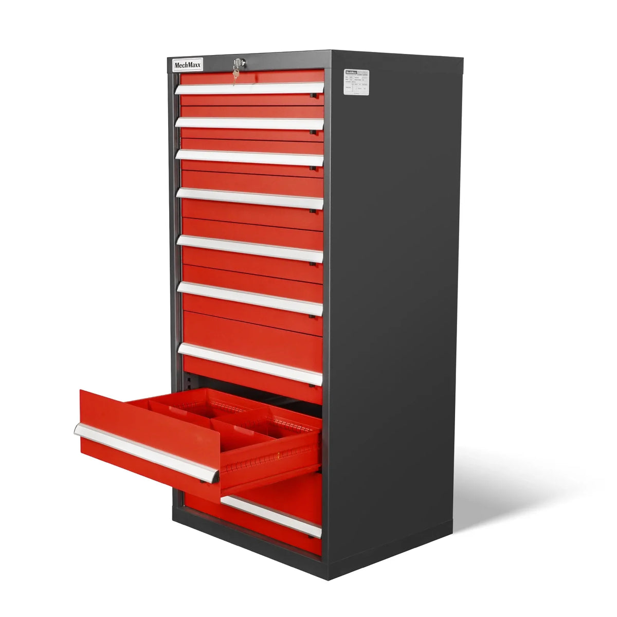 MechMaxx MD59B9 Tool Box Heavy Duty Modular 9 Drawer Steel Tool Storage Organizer Cabinet 59" H x 28.5" W x 22.5" D New