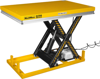 MechMaxx ELT22 Lift Table 2200 lbs Capacity Stationary Electric Hydraulic 51.2" x 32.3" Platform 39.4" Lift Height UL Certified Motor New