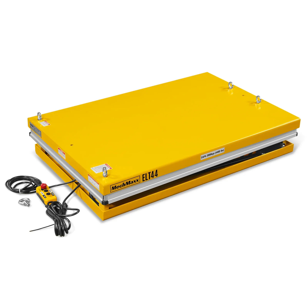 MechMaxx ELT44 Lift Table 4400 lbs Capacity Stationary Powered Hydraulic 51.2 x 33.5" Platform 41.3" Lift Height UL Certified Motor New