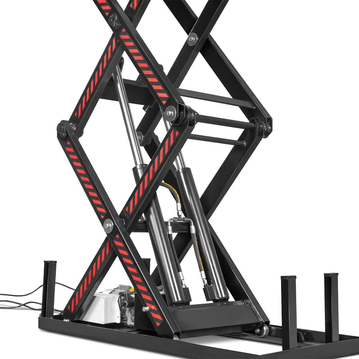MechMaxx ELTD22 Lift Table 2200 lbs Capacity Stationary Electric Hydraulic Double Scissor 51.2" x 32.3" Platform 70.1" Lift Height UL Certified Motor New