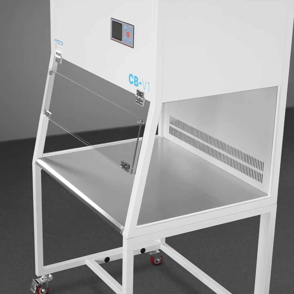 MechMaxx CB-V1 Clean Bench 33.9" Wide Vertical Laminar Flow HEPA Filtration UV Sterilization ISO Class 5 New