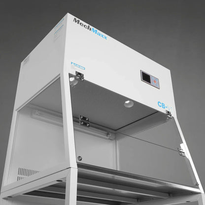MechMaxx CB-V1 Clean Bench 33.9" Wide Vertical Laminar Flow HEPA Filtration UV Sterilization ISO Class 5 New