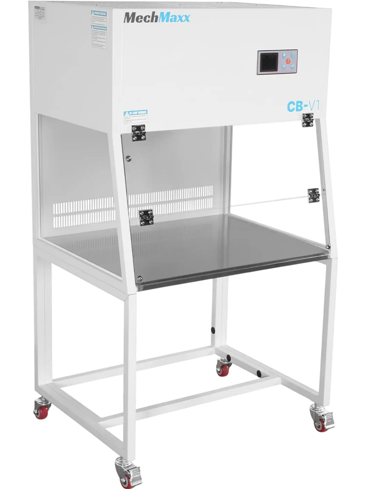MechMaxx CB-V1 Clean Bench 33.9" Wide Vertical Laminar Flow HEPA Filtration UV Sterilization ISO Class 5 New