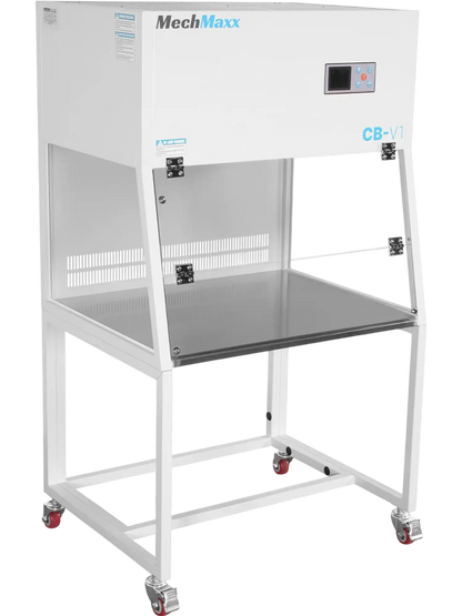 MechMaxx CB-V1 Clean Bench 33.9" Wide Vertical Laminar Flow HEPA Filtration UV Sterilization ISO Class 5 New
