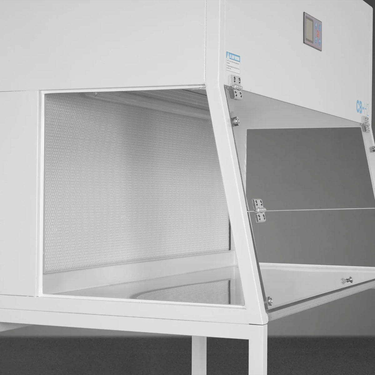 MechMaxx CB-H2 Laminar Flow Clean Bench 53.5" Wide Horizontal HEPA Filtration UV Sterilization ISO Class 5 New