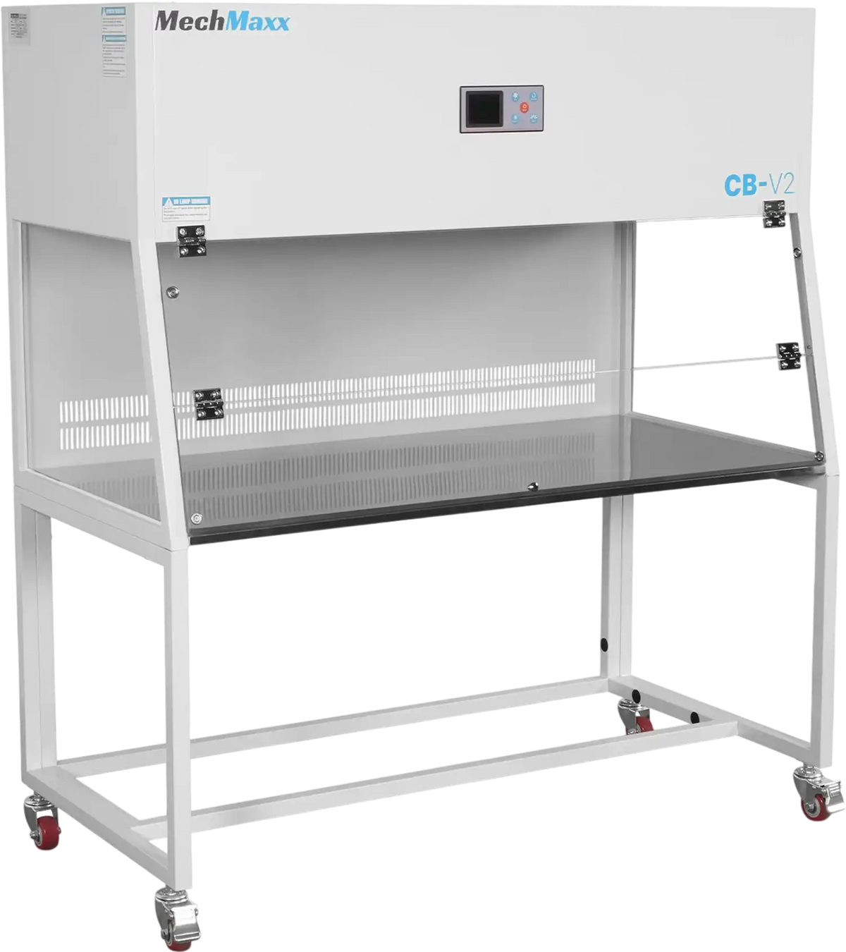 MechMaxx CB-V2 Laminar Flow Clean Bench 53.5" Wide Vertical HEPA Filtration UV Sterilization ISO Class 5 New