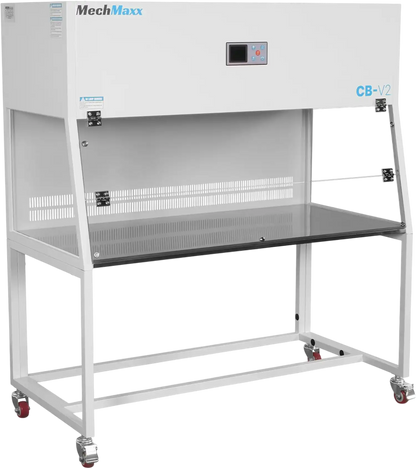MechMaxx CB-V2 Laminar Flow Clean Bench 53.5" Wide Vertical HEPA Filtration UV Sterilization ISO Class 5 New