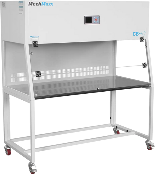 MechMaxx CB-V2 Laminar Flow Clean Bench 53.5" Wide Vertical HEPA Filtration UV Sterilization ISO Class 5 New