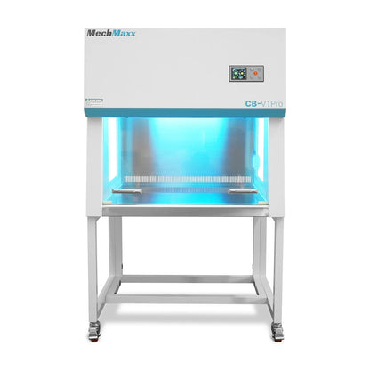 MechMaxx CB-V1Pro Laminar Flow Clean Bench 39" Wide Vertical HEPA Filtration UV Sterilization ISO Class 5 New