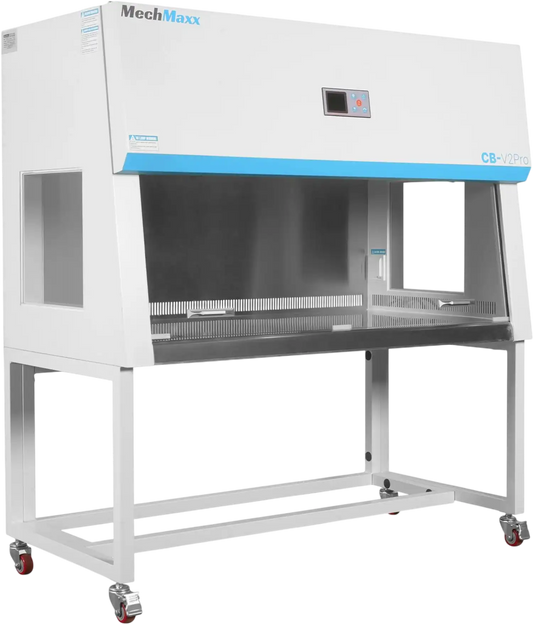 MechMaxx CB-V2Pro Laminar Flow Clean Bench 57.5" Wide Vertical HEPA Filtration UV Sterilization ISO Class 5 New