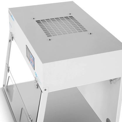 MechMaxx CB-80Slim Laminar Flow Clean Bench 31.9" Wide Desktop Vertical HEPA Filtration UV Sterilization ISO Class 5 New