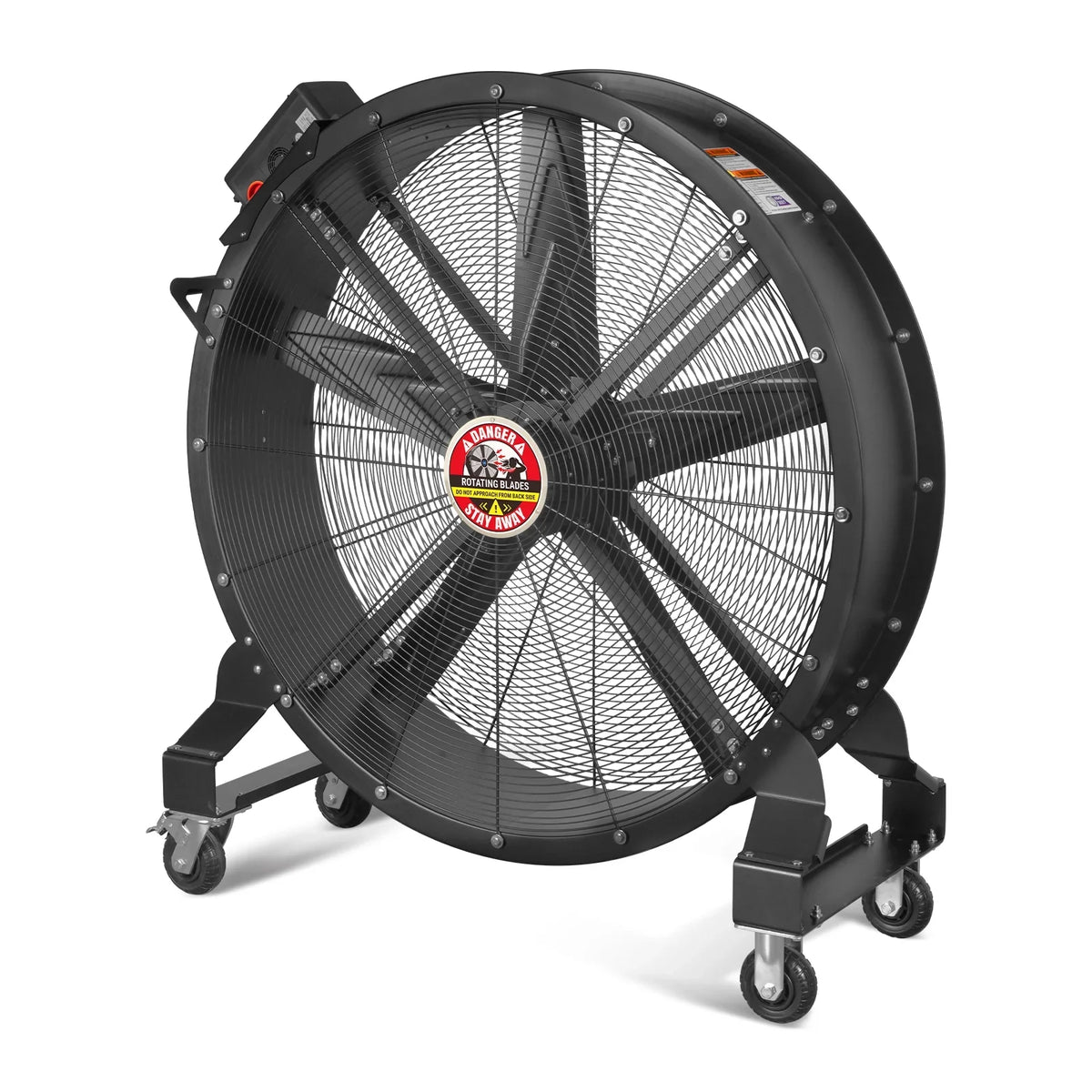 MechMaxx MF-47 Industrial Fan 47" Portable Variable Speed High-Efficiency PMSM Motor Mobile High Volume Floor Fan for Warehouse Workshop Gym New