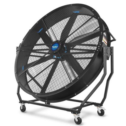 MechMaxx MF-79T Industrial Fan 79" Portable Tiltable Mobile High Volume Floor Fan Variable High-Efficiency PMSM Motor for Warehouse Workshop Gym New