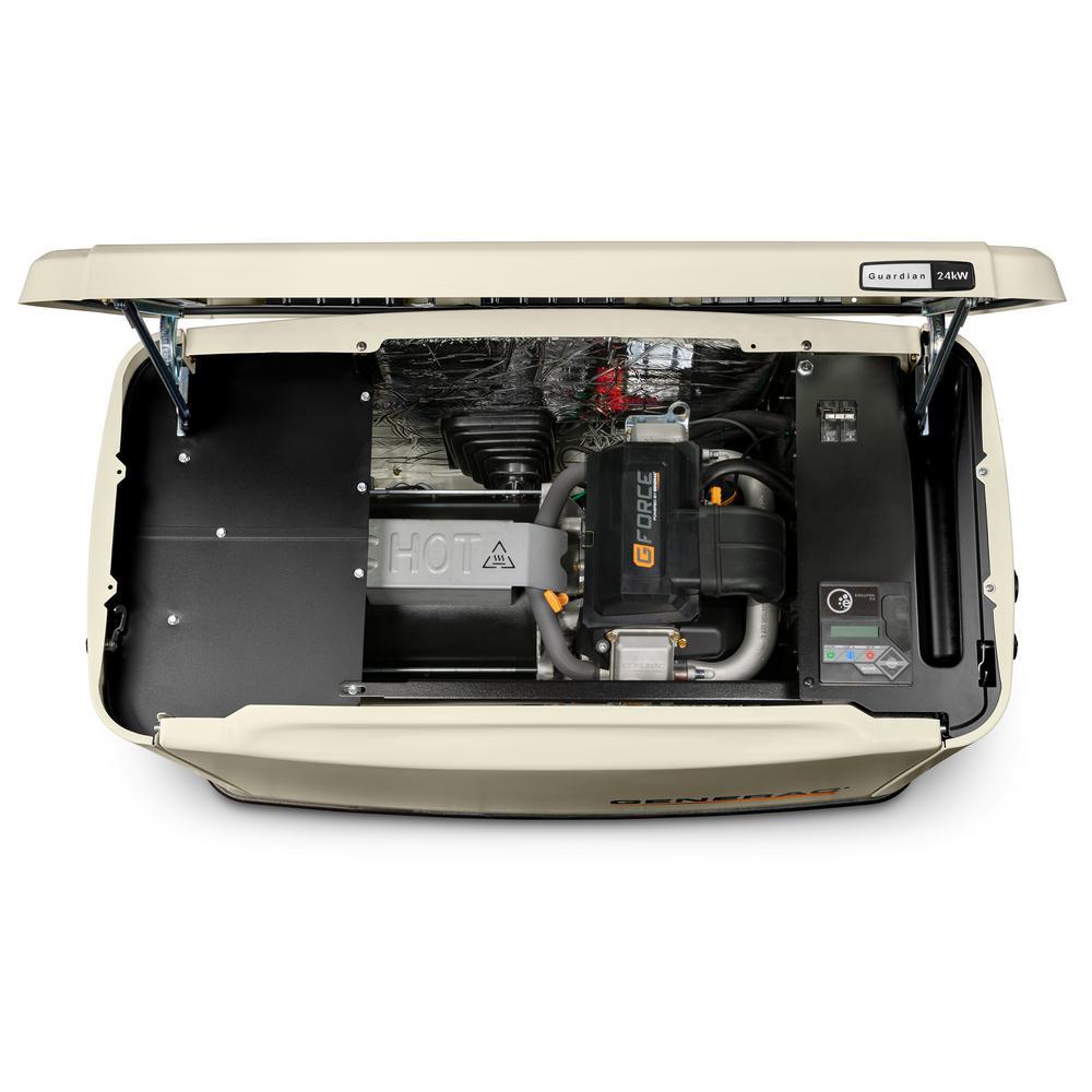 Generac 24kW Standby Generator Guardian WiFi w/ 200 Amp Automatic Transfer Switch 72109
