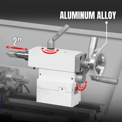 MechMaxx 0831VD Metal Lathe 8" x 16" Benchtop Mini Lathe DRO 1.5 HP Variable Speed 1.5" Spindle Bore New