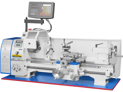 MechMaxx 1022VD Metal Lathe 10 x 22" Industrial Benchtop DRO Variable Speed 1.5HP Brushless Motor New