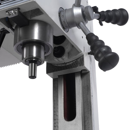 MechMaxx VM18LD Mill Drill Machine 6x20" Benchtop DRO Brushless Motor Variable Speed R8 Spindle 1 HP 110V Compact Milling Drilling Tool New
