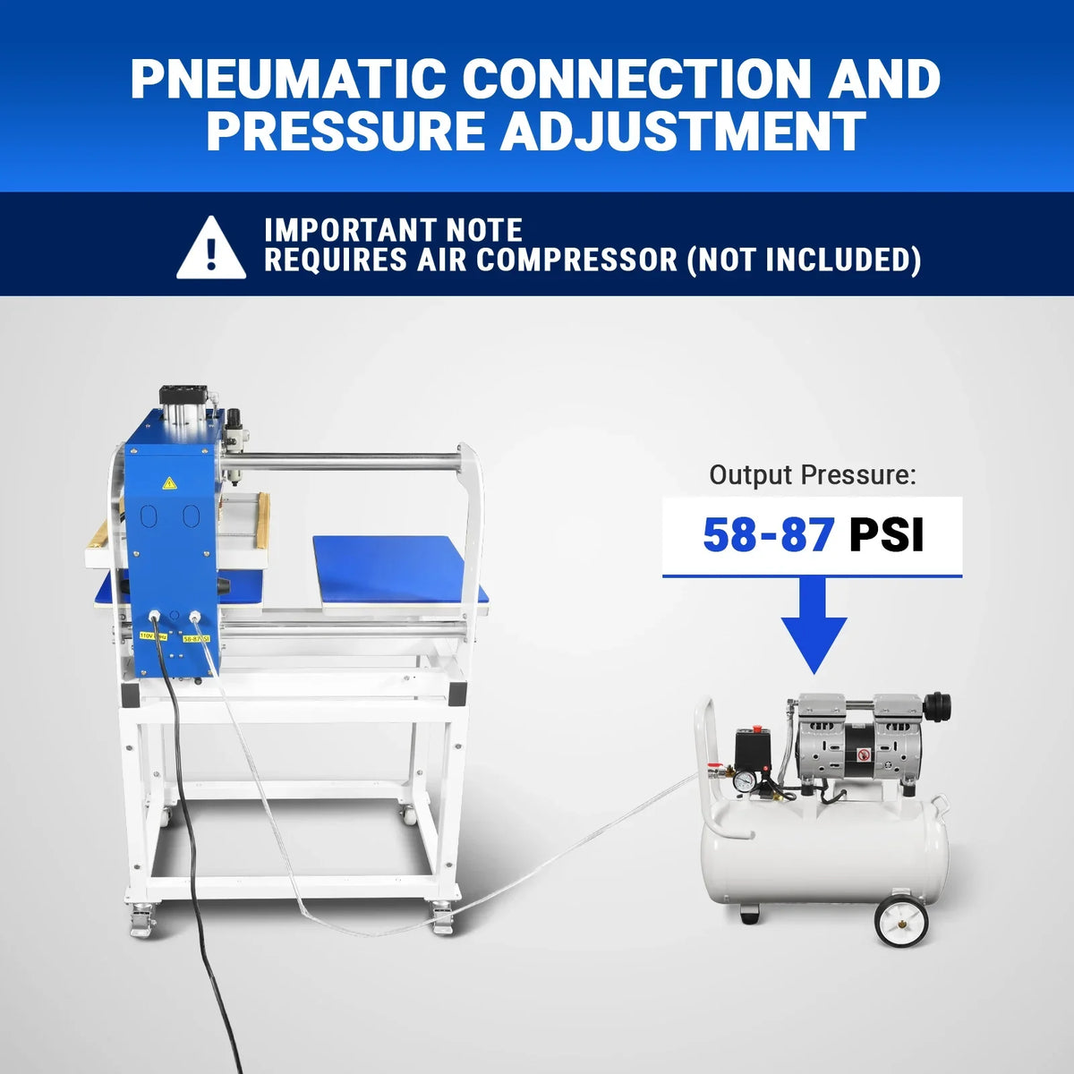 MechMaxx PUD1624 Heat Press 16x24" Commercial Pneumatic Dual Platen Auto Lift Digital Sublimation Transfer Machine 110V 2.2HP New