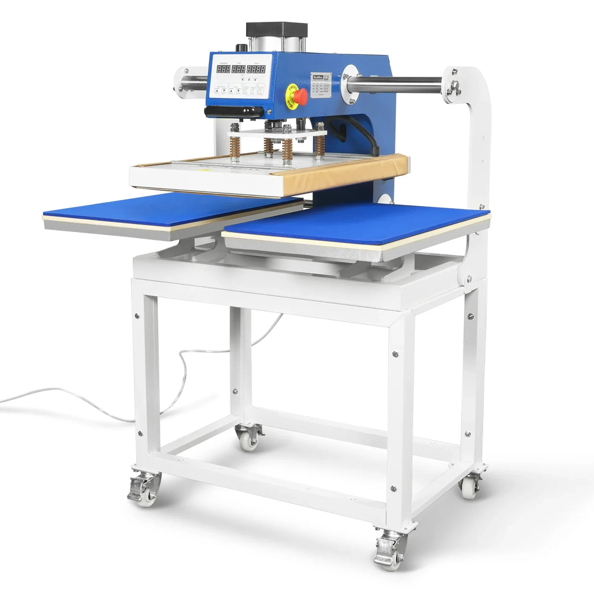 MechMaxx PUD1624 Heat Press 16x24" Commercial Pneumatic Dual Platen Auto Lift Digital Sublimation Transfer Machine 110V 2.2HP New