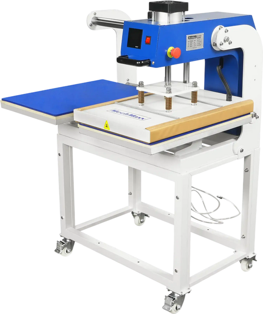 MechMaxx PUD1624LCD Heat Press 16x24" Commercial Pneumatic Dual Platen Auto Lift Digital Sublimation Transfer Machine Full Touch LCD Screen AIRTAC Parts 110V 2.2HP New