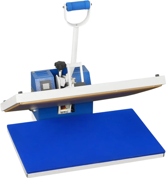 MechMaxx MS1624-I Heat Press 16x24" Manual 110V High Pressure Teflon-Coated Aluminum Heating Plate Iron Worktable Heat Transfer New
