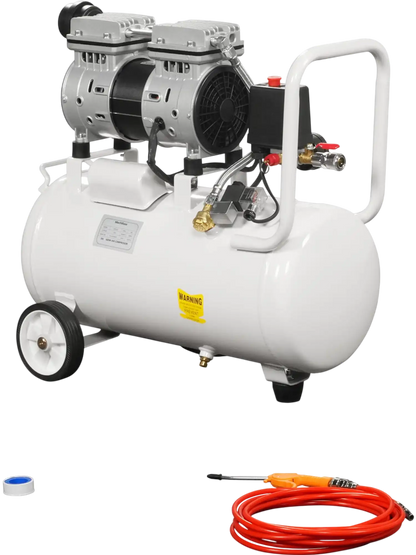 MechMaxx PC-30 Air Compressor 8 Gallon 600W 110V Oil-Free Quiet Electric Air Pump 0.7MPa 40L/min New