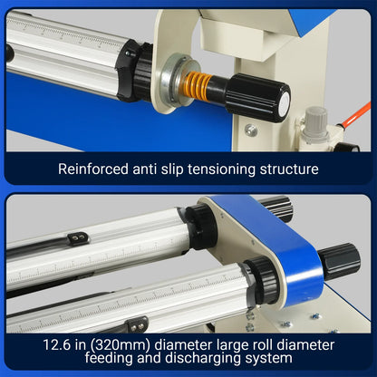 MechMaxx 120 Laminator 65" Wide Format Full-Auto Cold Heat Assisted Pneumatic Machine 4 Trimmers Infrared Heating Digital Control New