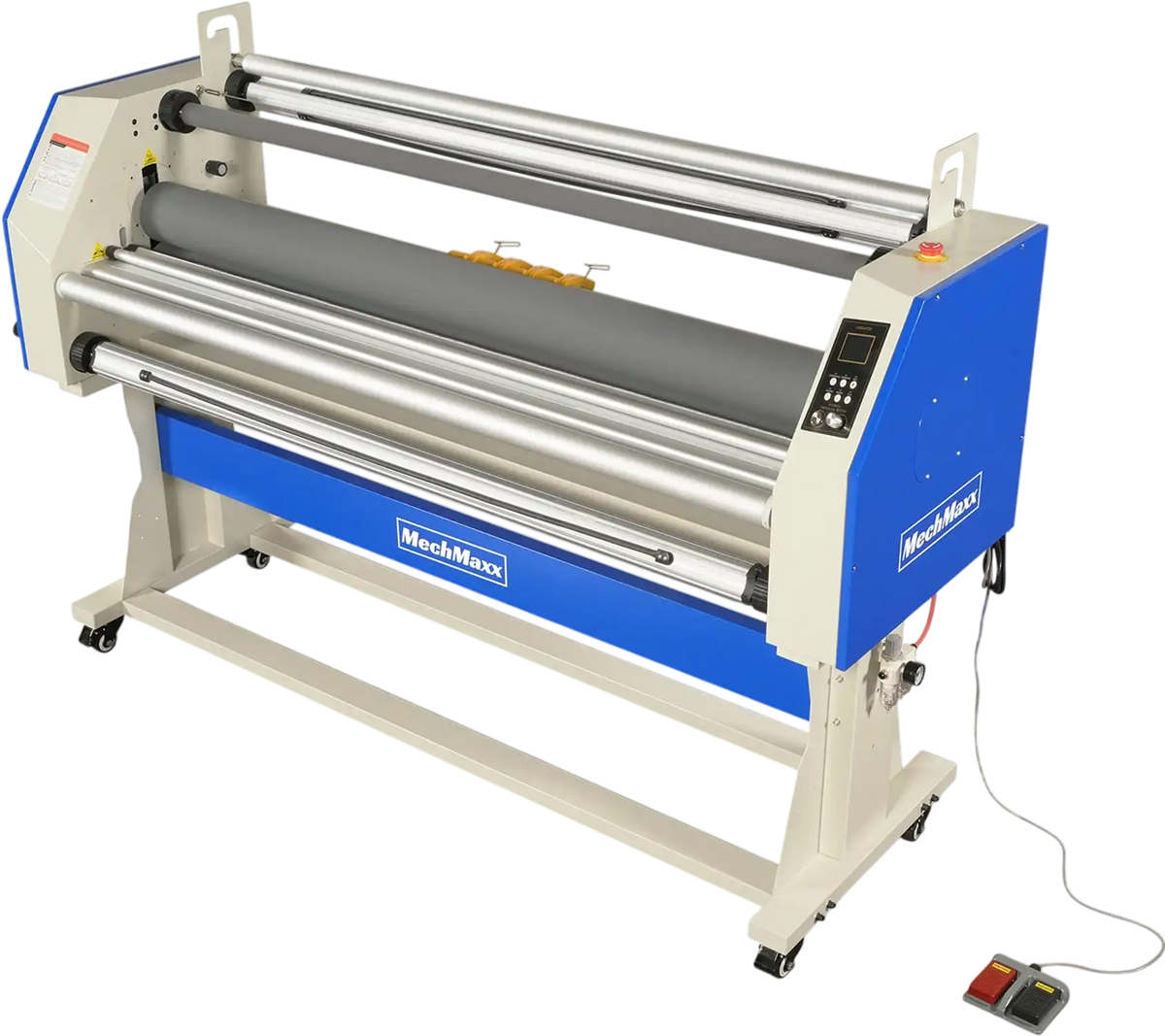 MechMaxx 250 Laminator 67" Wide Format Full Auto Cold Heat Assisted Pneumatic Machine 4 Trimmers Infrared Heating Digital Control New
