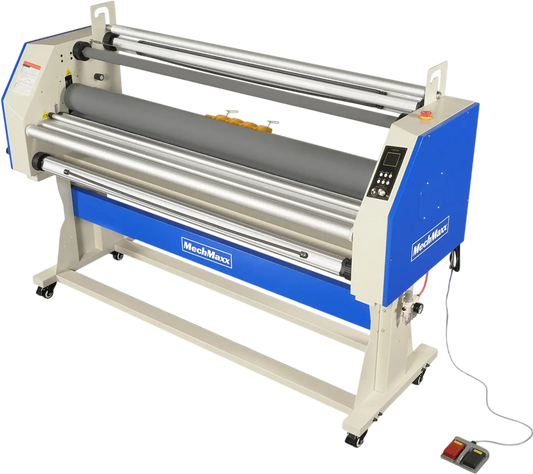 MechMaxx 250 Laminator 67" Wide Format Full Auto Cold Heat Assisted Pneumatic Machine 4 Trimmers Infrared Heating Digital Control New