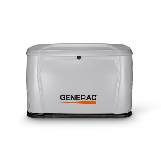 Generac 7328 26kW Standby Generator Propane Natural Gas Air-Cooled 1 Phase 240V w/ 200A Automatic Transfer Switch