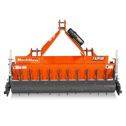 MechMaxx TSP60 Soil Pulverizer 60" Heavy Duty Single Spiked Roller 21 Shanks Category 1 2 3 Point Hitch Tractor Attachment New